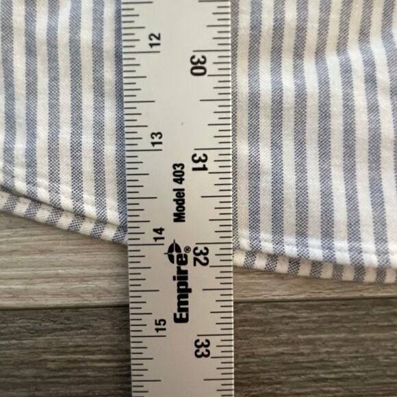 Vintage Brooks Brothers Striped Embroidered  Buttoned Dress Shirt Madison Fit - Picture 6 of 7